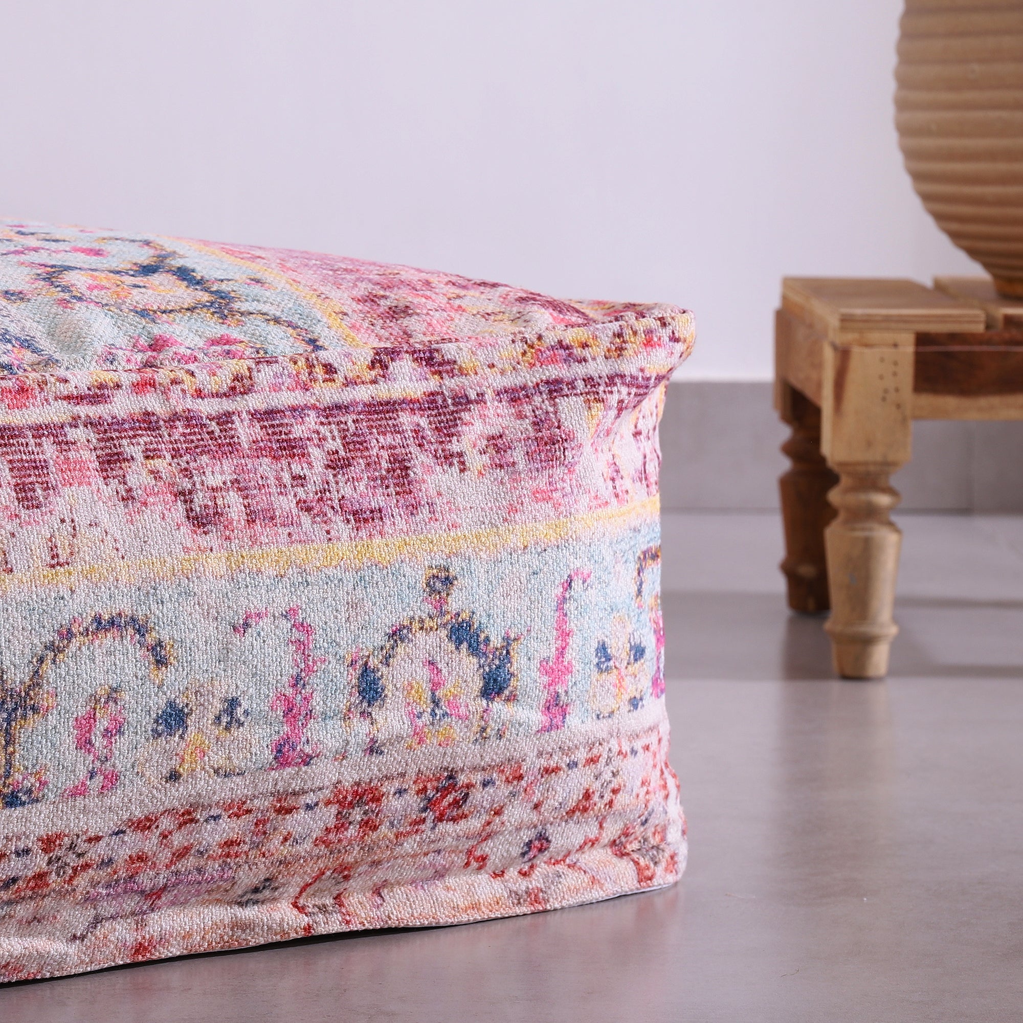 Stunning Moroccan Cushion Cover, Pouf, Beanbag, Yoga Meditation Cushion, Ottoman, Footstool, Home Decor Gift, Kilim Floor Cushion