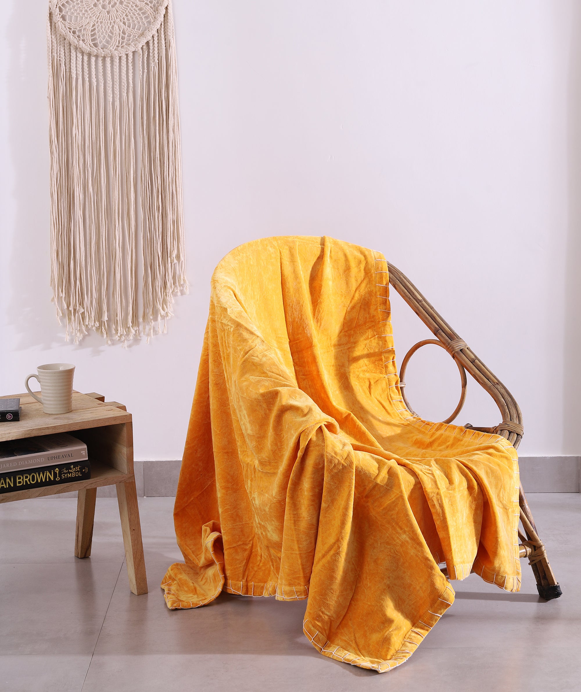 Luxury Rustic Cotton Velvet Throw Rug Blanket Quilt | Large Picnic Throw Rug | Gift Valentines Mothers Day Easter | Boho Throw | Home Décor