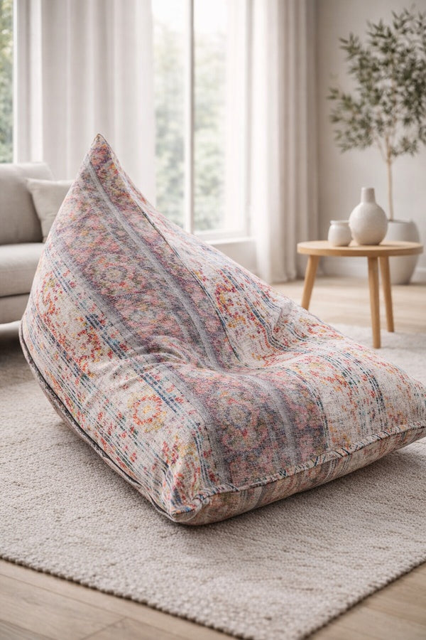 Moroccan Boho Bliss - Handmade Bean Bag Cover