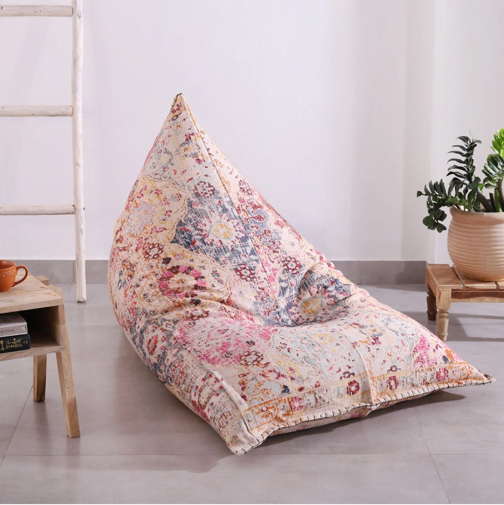 Moroccan Boho Bliss - Handmade Bean Bag Cover