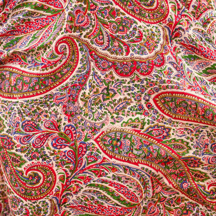 Set of 2 Cotton Maxi Dress - Floral Blooms Paisley