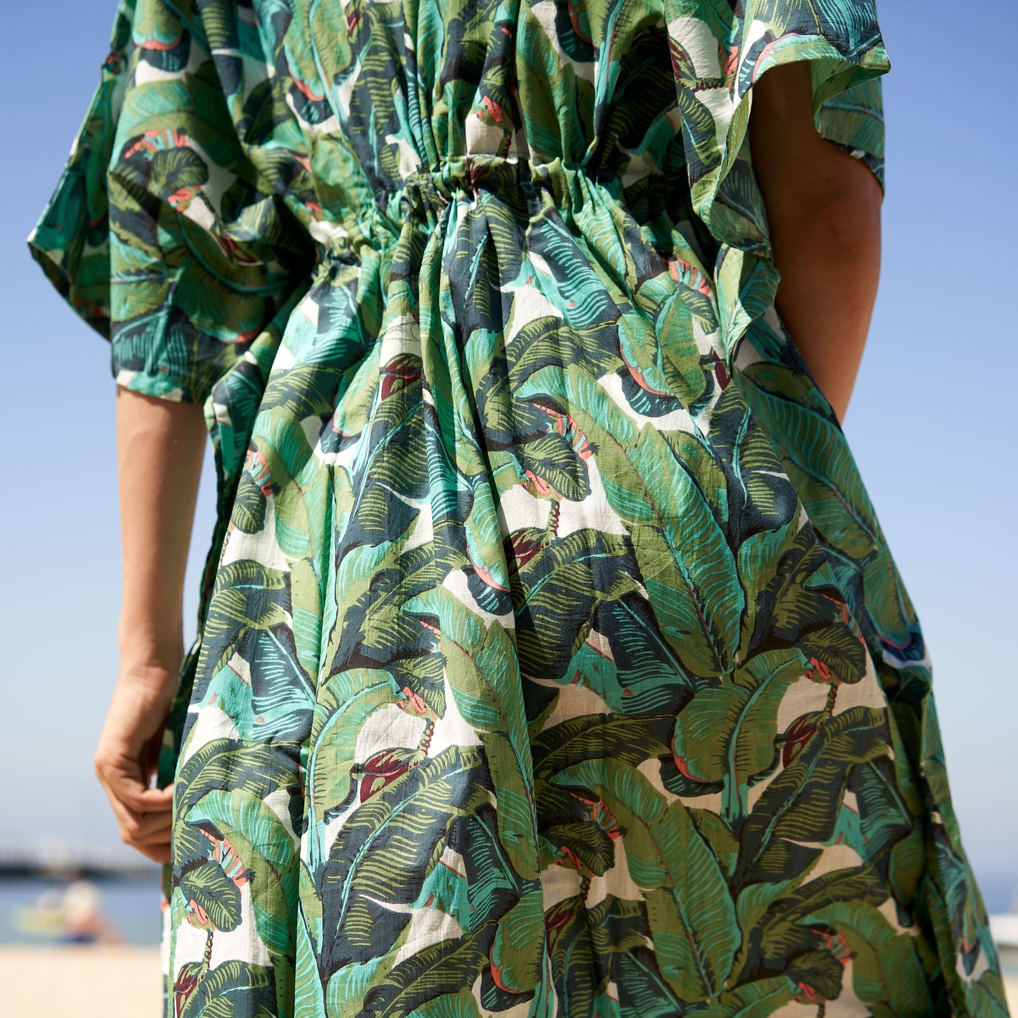 ‘Jungle Oasis’ 100% Cotton Kaftan