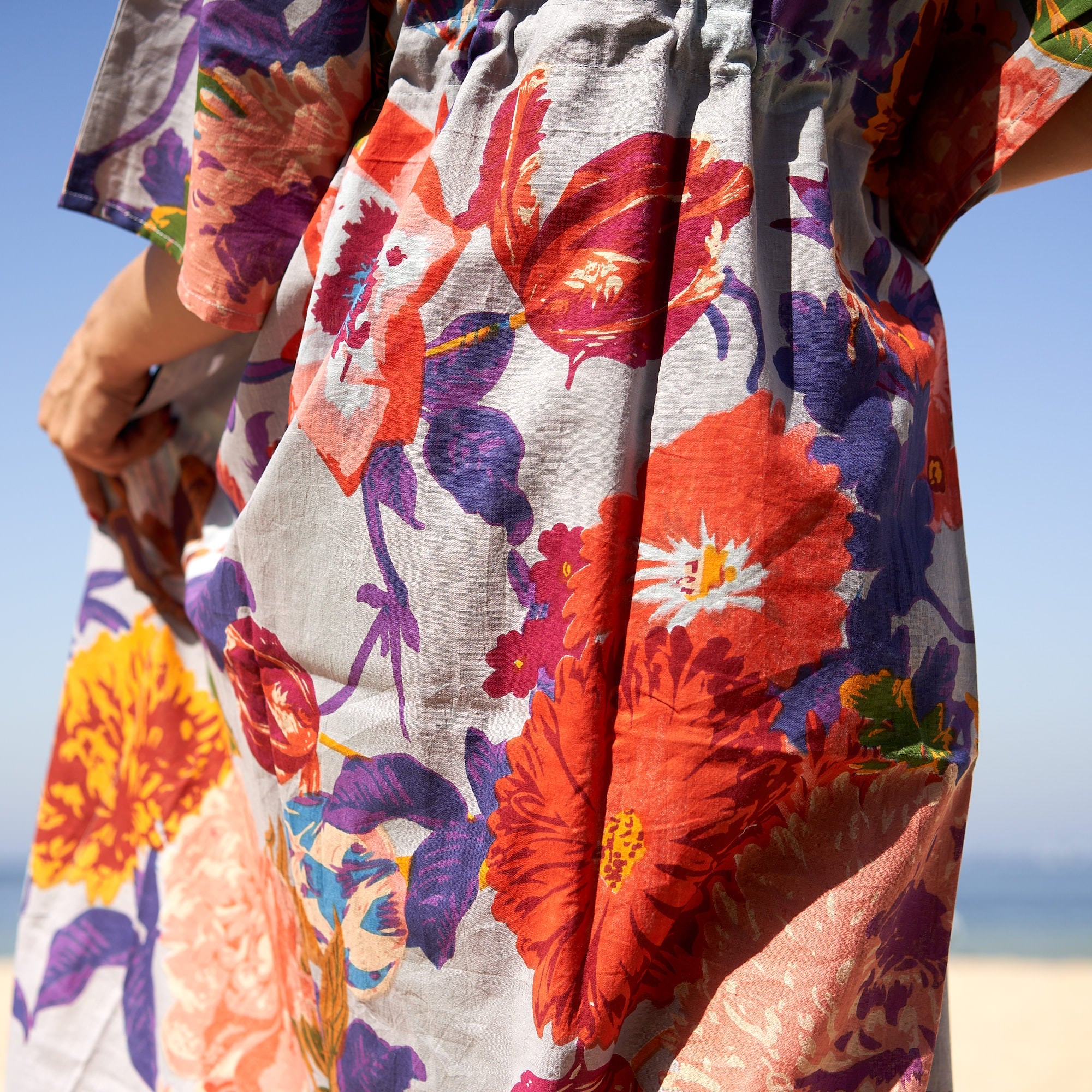 ‘Island Adventure’ 100% Cotton Kaftan