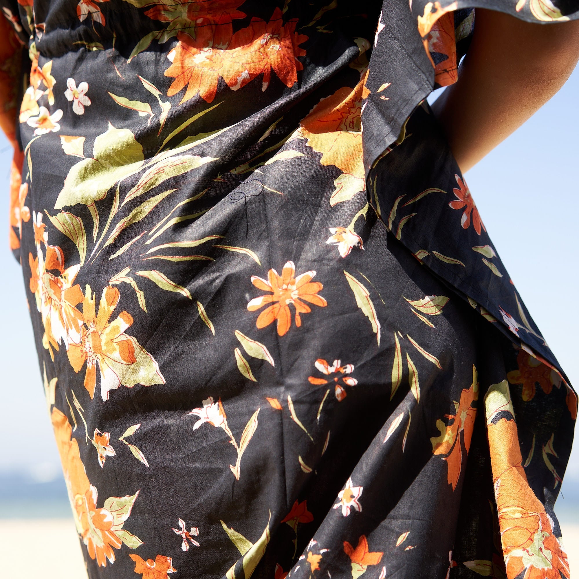 ‘Wildflower Wonders’ 100% Cotton Kaftan