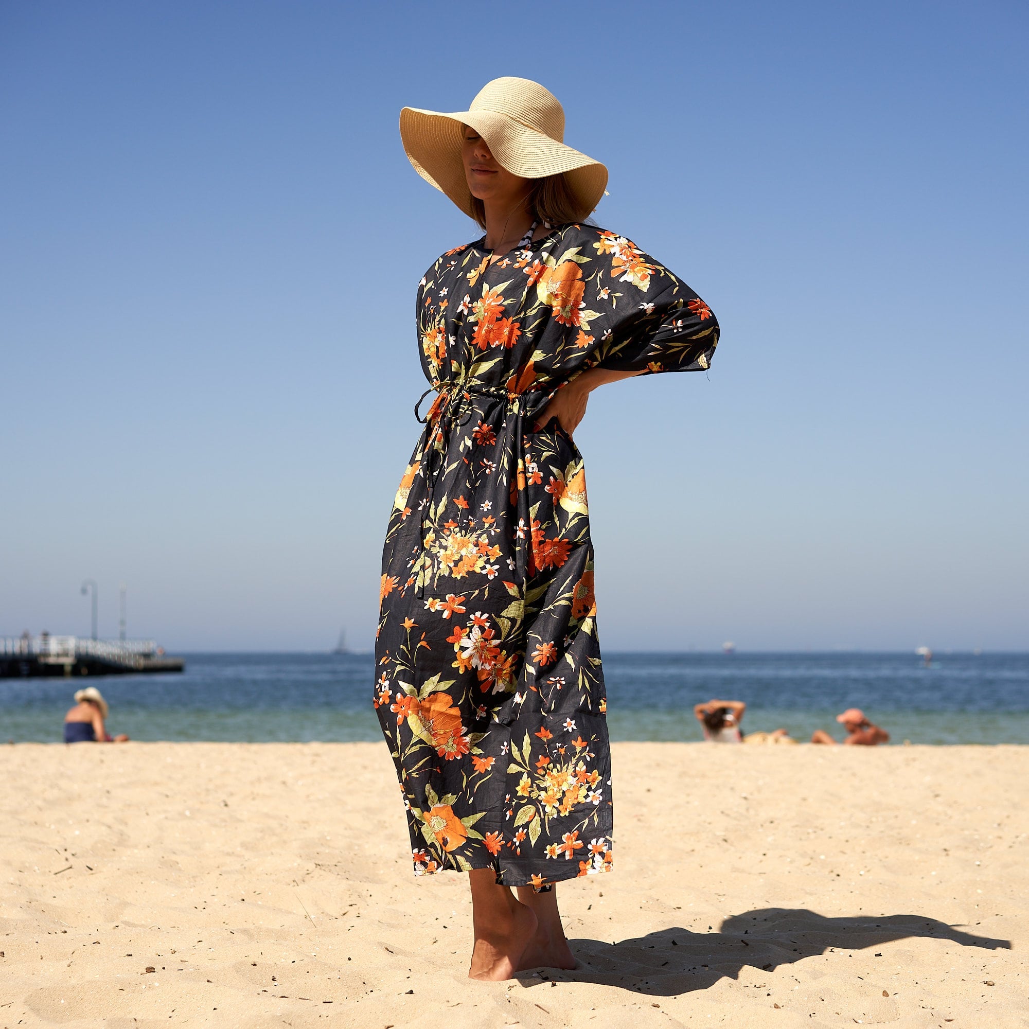 ‘Wildflower Wonders’ 100% Cotton Kaftan