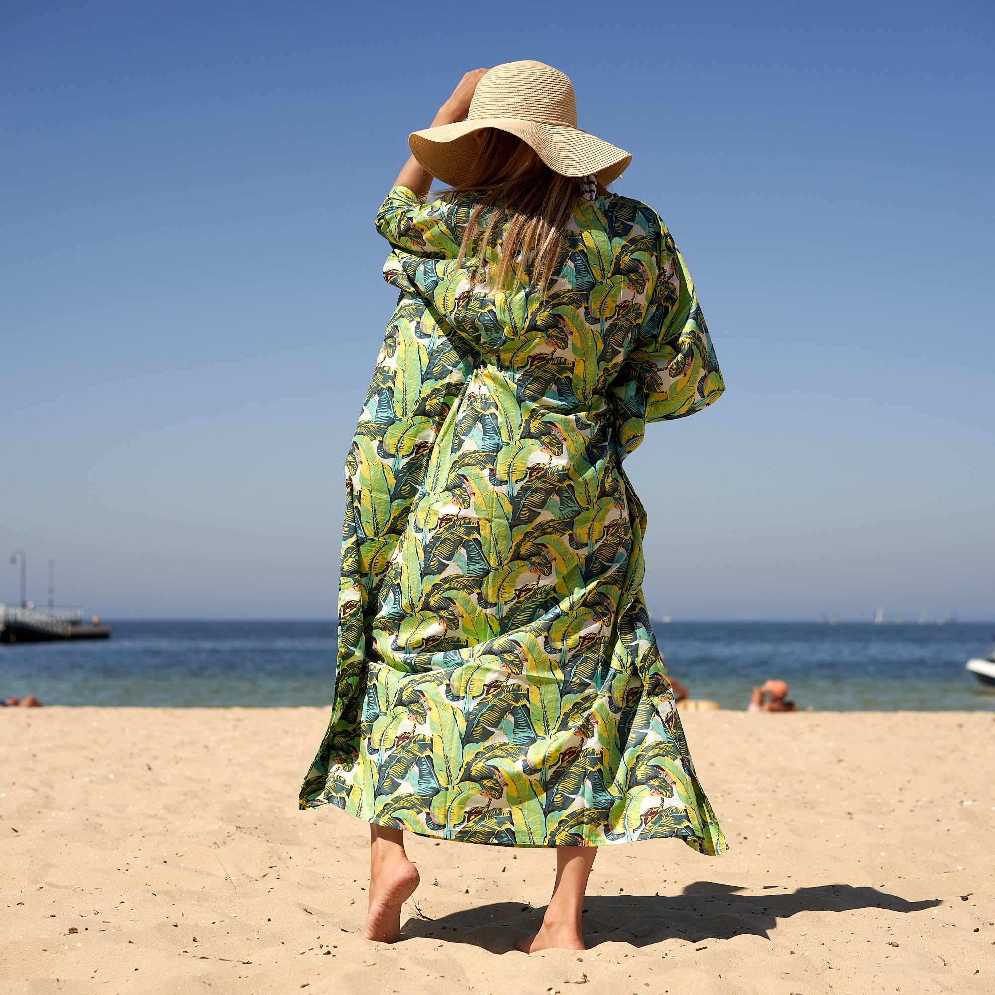 ‘Tropical Tapestry’ 100% Cotton Kaftan