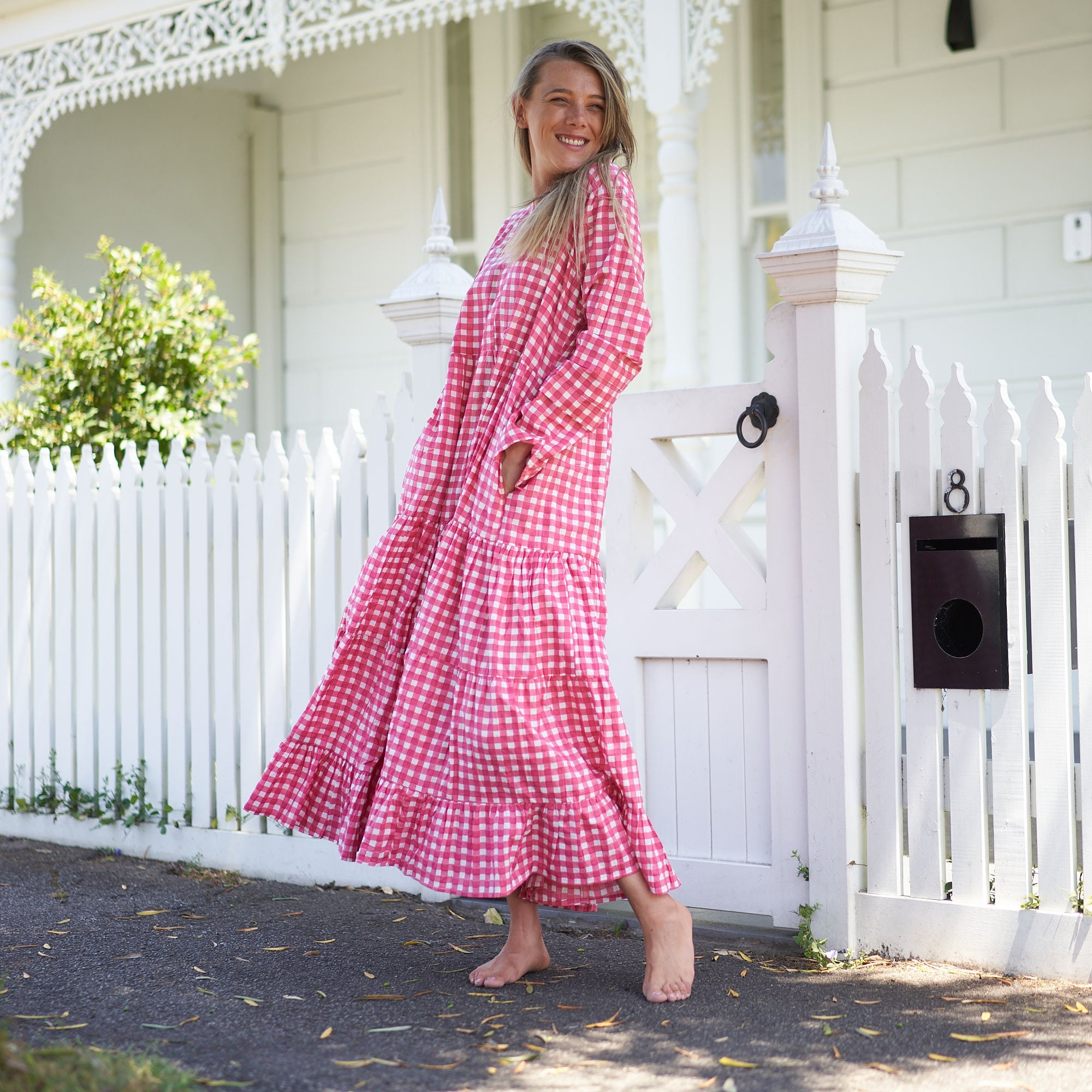 ‘Vacation Vibes’ 100% Cotton Maxi Dress