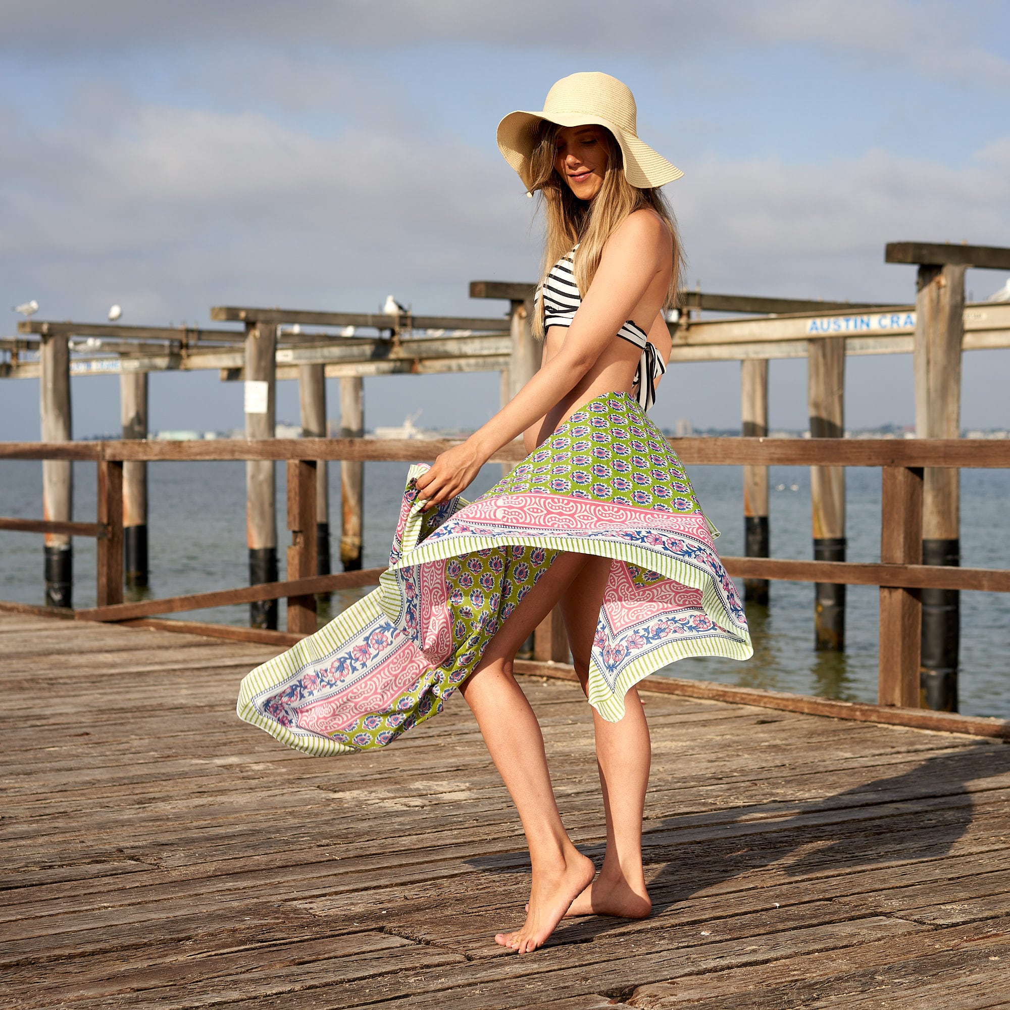 ‘Summer Queen’ 100% Cotton Sarong