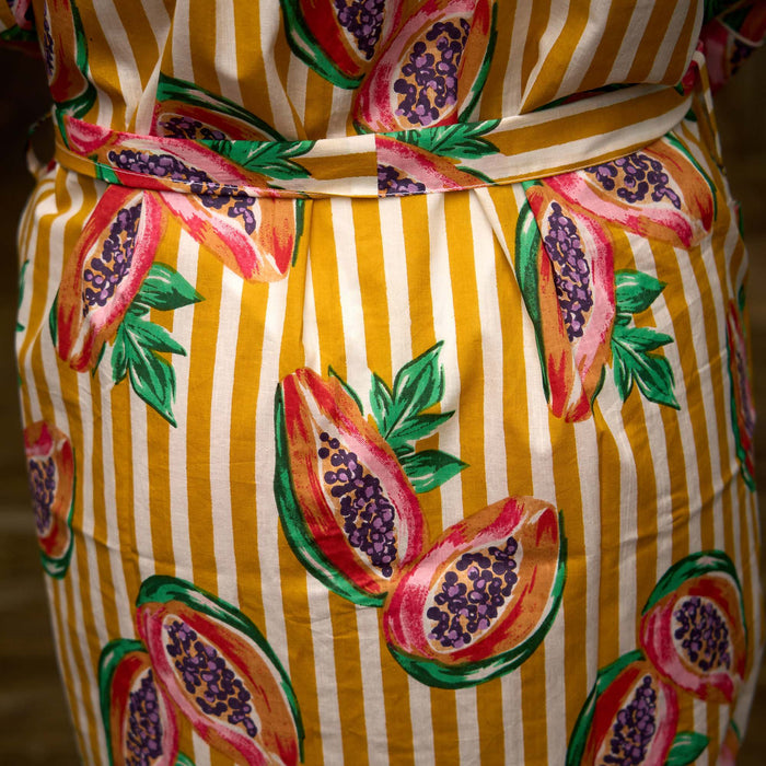 Tropical Sunshine Kimono - Cotton Robe for Beach & Lounge Vibes