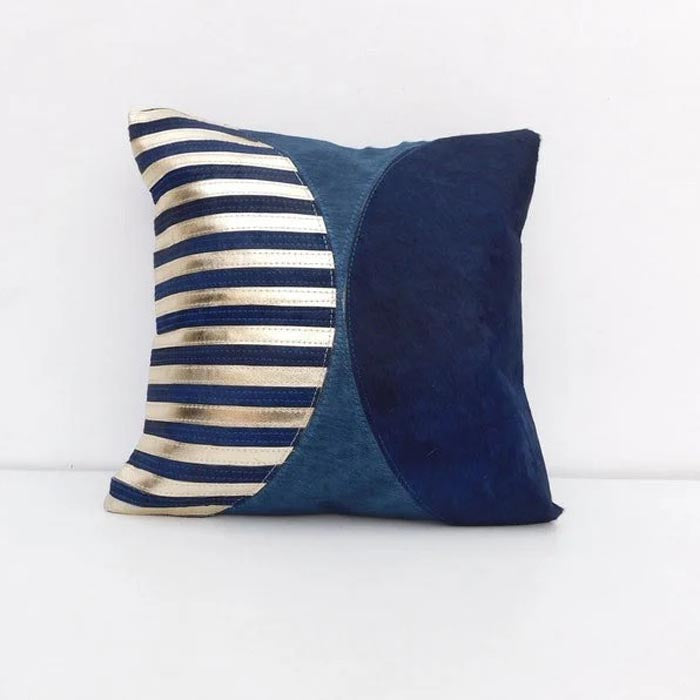 Exotic Cowhide Cushion Pillowcases Brown, Leather Cushion, Black and White 40x40cm Gift Christmas Decor Cushion Pillow Covers CC138