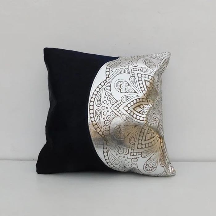 Exotic Cowhide Cushion Pillowcases Brown, Leather Cushion, Black and White 40x40cm Gift Christmas Decor Cushion Pillow Covers CC139