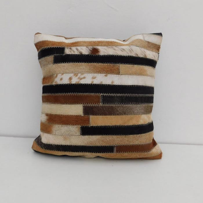 Exotic Cowhide Cushion Pillowcases Brown, Leather Cushion, Black and White 40x40cm Gift Christmas Decor Cushion Pillow Covers CC143