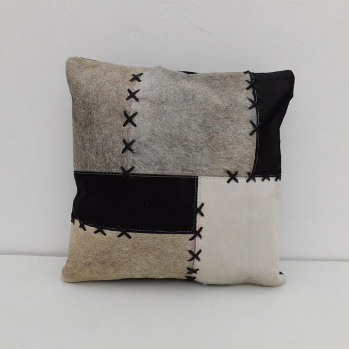 Exotic Cowhide Cushion Pillowcases Brown, Leather Cushion, Black and White 40x40cm Gift Christmas Decor Cushion Pillow Covers CC144
