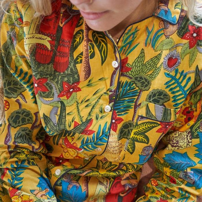 FRIDA FLORAL PJ SET, Includes 4 sizes S,M,L,XL PJs, Lounge wear, Sleepwear PJ7