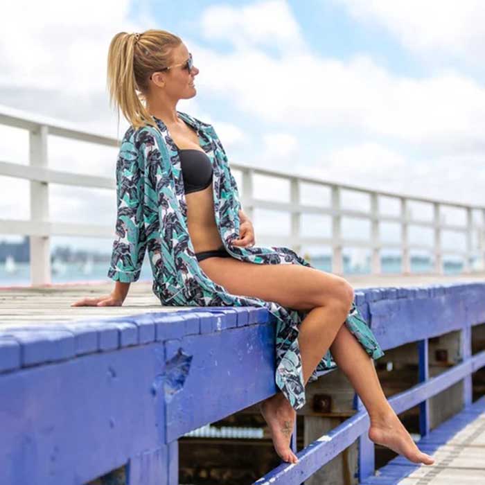 Linen Connections Frida Cotton Kimono Bathrobe Valentines Day Gift Turkish Cardigan Nightwear Dressing Gown Beach Bikini Summer CK105