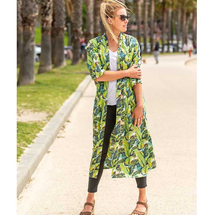 Linen Connections Frida Cotton Kimono Bathrobe Valentines Day Gift Turkish Cardigan Nightwear Dressing Gown Beach Bikini Summer CK110