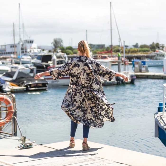 Linen Connections Frida Cotton Kimono Bathrobe Valentines Day Gift Turkish Cardigan Nightwear Dressing Gown Beach Bikini Summer CK111