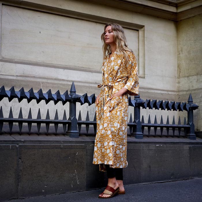 Linen Connections Frida Cotton Kimono Bathrobe Valentines Day Gift Turkish Cardigan Nightwear Dressing Gown Beach Bikini Summer CK184