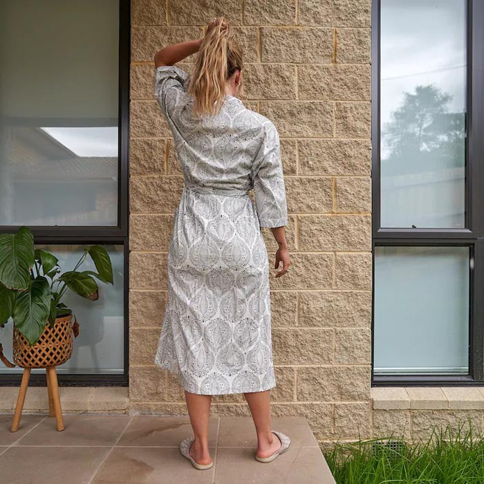 Linen Connections Frida Cotton Kimono Bathrobe Valentines Day Gift Turkish Cardigan Nightwear Dressing Gown Beach Bikini Summer CK187