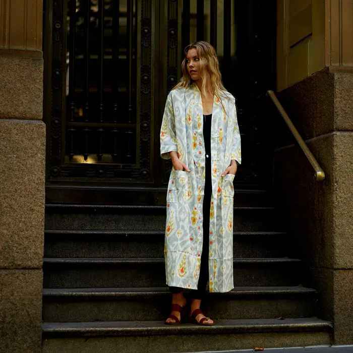 Linen Connections Frida Cotton Kimono Bathrobe Valentines Day Gift Turkish Cardigan Nightwear Dressing Gown Beach Bikini Summer CK58