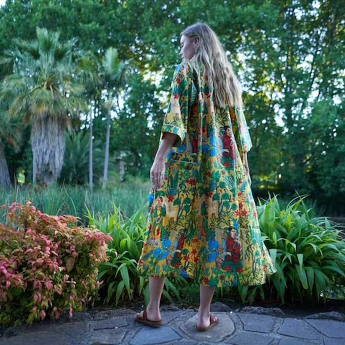 Linen Connections Frida Cotton Kimono Bathrobe Valentines Day Gift Turkish Cardigan Nightwear Dressing Gown Beach Bikini Summer CK91