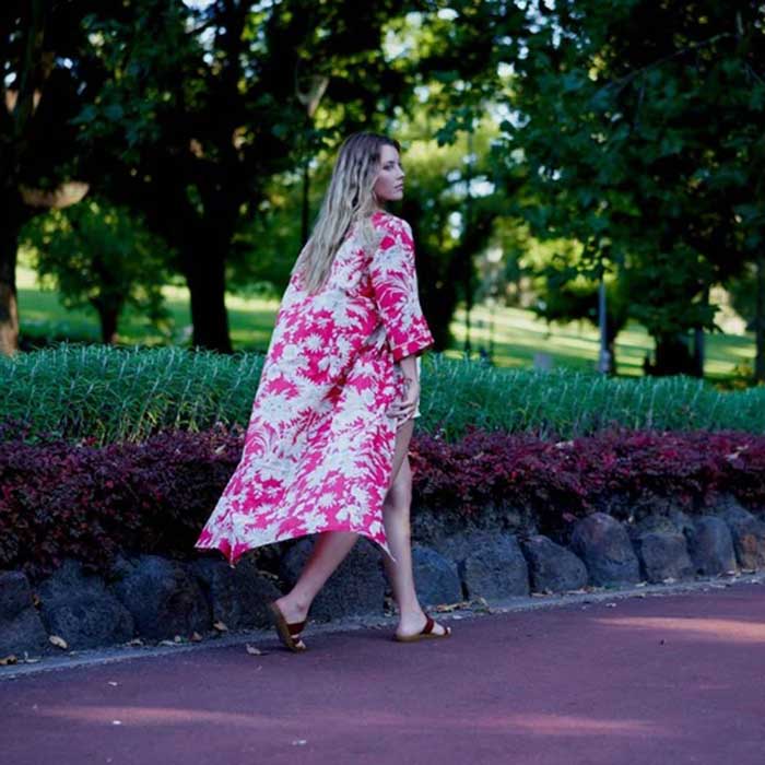 Linen Connections Frida Cotton Kimono Bathrobe Valentines Day Gift Turkish Cardigan Nightwear Dressing Gown Beach Bikini Summer CK92