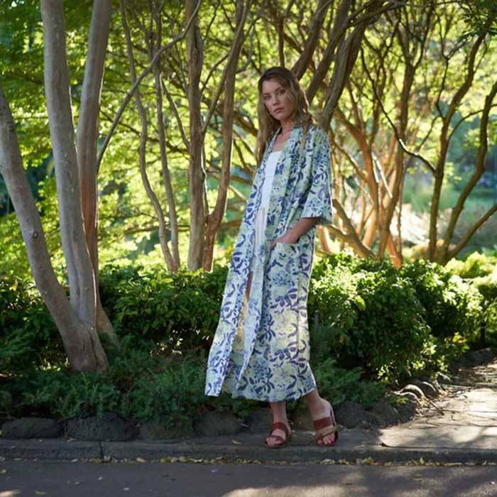 Linen Connections Frida Cotton Kimono Bathrobe Valentines Day Gift Turkish Cardigan Nightwear Dressing Gown Beach Bikini Summer CK94