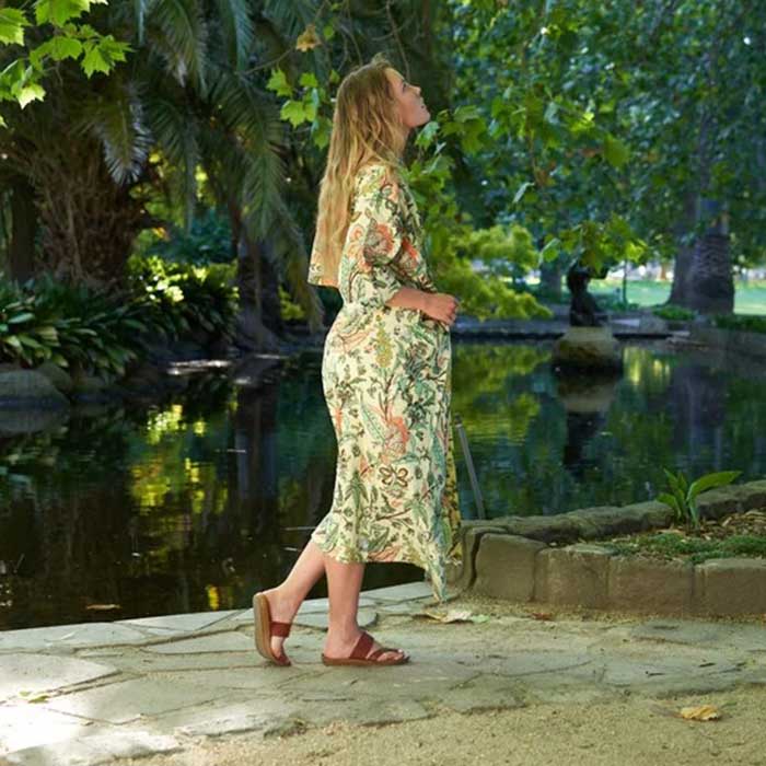 Linen Connections Frida Cotton Kimono Bathrobe Valentines Day Gift Turkish Cardigan Nightwear Dressing Gown Beach Bikini Summer CK95