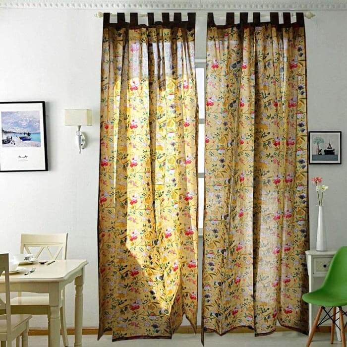 Frida Kahlo boho curtains FKCK000136