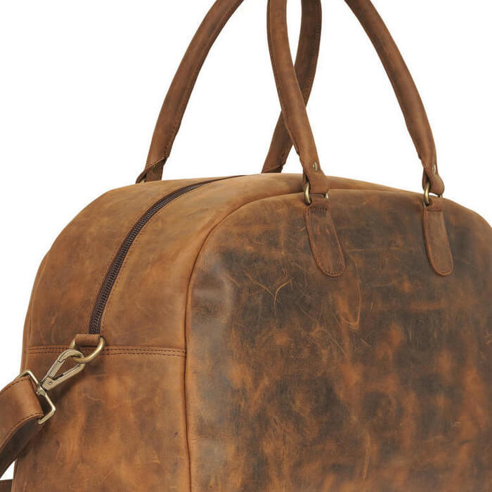 GENUINE LEATHER DUFFLE BAG DENVER