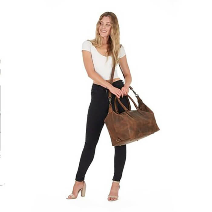 GENUINE LEATHER DUFFLE DAKOTA
