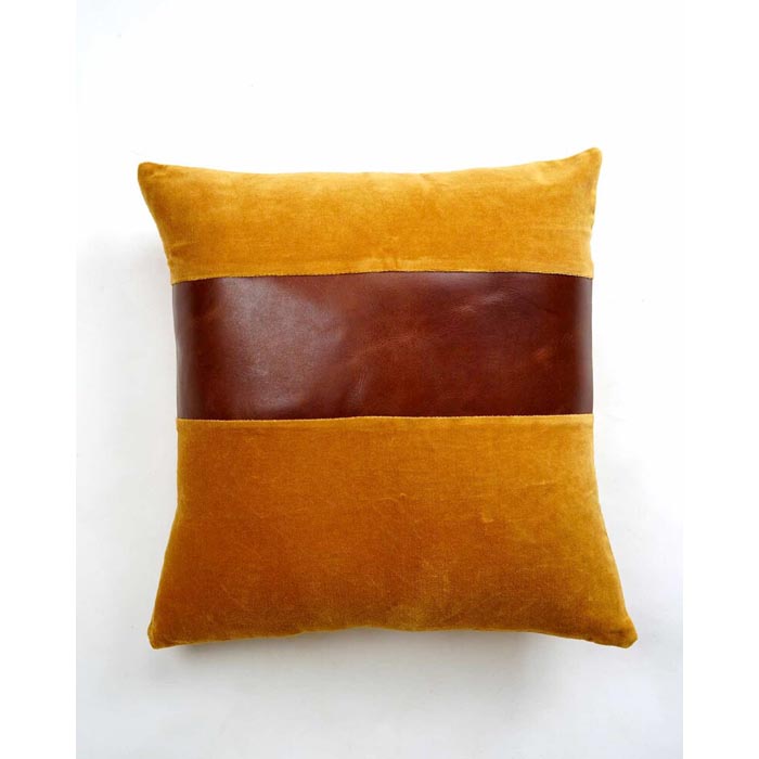 Genuine Leather Cushion Cover Pillow Cover Leather Pillow Leather Cushion Vintage Leather Tan Pillow Cover CC156
