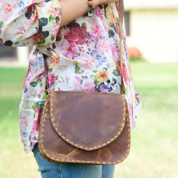Genuine Leather Messenger Bag