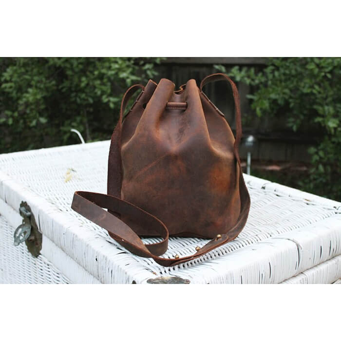 Genuine Tan Leather Crossbody Bag Small Leather Purse Minimalist Bag Modern Leather Wristlet Clutch Bag Crossbody Leather Tote Gift Bag