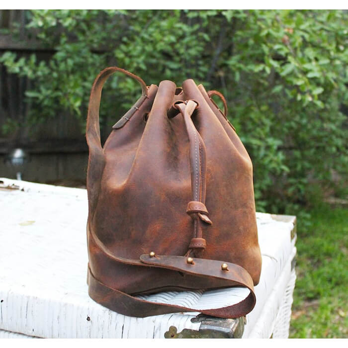 Genuine Tan Leather Crossbody Bag Small Leather Purse Minimalist Bag Modern Leather Wristlet Clutch Bag Crossbody Leather Tote Gift Bag