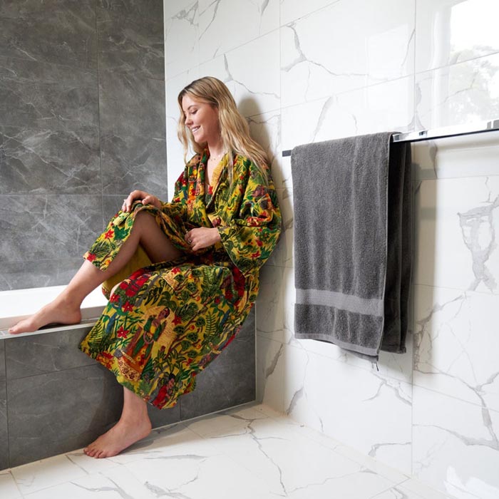 Kimono, Cotton Velvet Kimono, Bathrobe, Gift, Frida Kimono for her Floral Kimono Robe, Bridal Robes, Bridal Robes, Bridesmaids Gifts SALE VK15