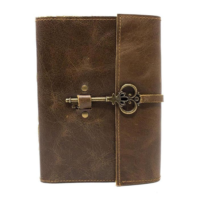 Leather Journal Handmade Note Sketch Book Diary FKCK000205