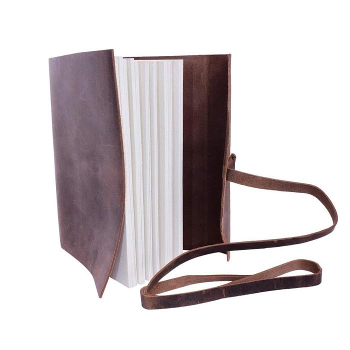 Leather Journal Handmade Note Sketch Book Diary FKCK000206