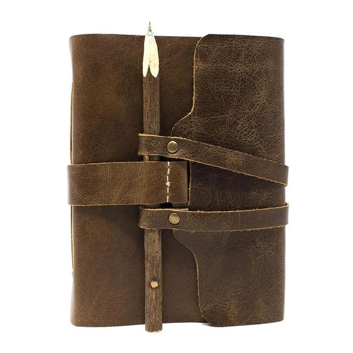 Leather Journal Handmade Note Sketch Book Diary FKCK00037