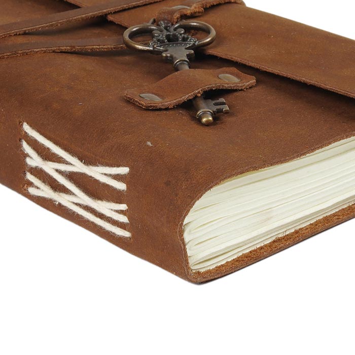 Leather Journal Handmade Note Sketch Book Diary J9