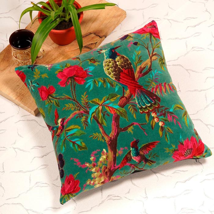 Mexican Painter Pillow Case, Frida Floral Decorative Cushion, Mexican Painter Art Garden Country Mexico Muertes Cushion Cover CC105