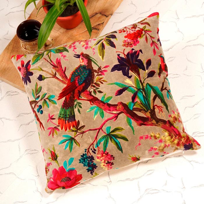 Mexican Painter Pillow Case, Frida Floral Decorative Cushion, Mexican Painter Art Garden Country Mexico Muertes Cushion Cover CC117