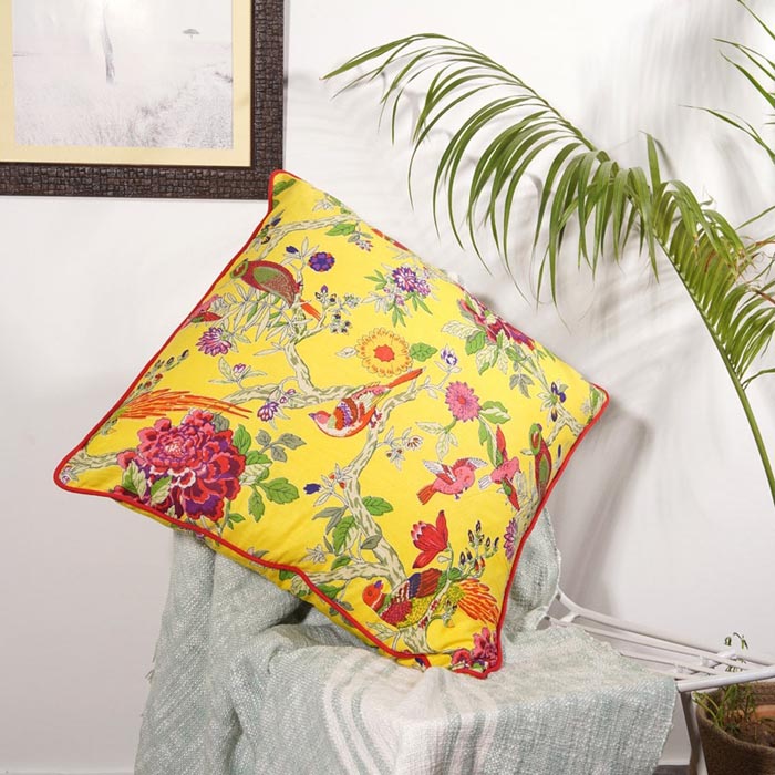 Mexican Painter Pillow Case, Frida Floral Decorative Cushion, Mexican Painter Art Garden Country Mexico Muertes Cushion Cover CC14