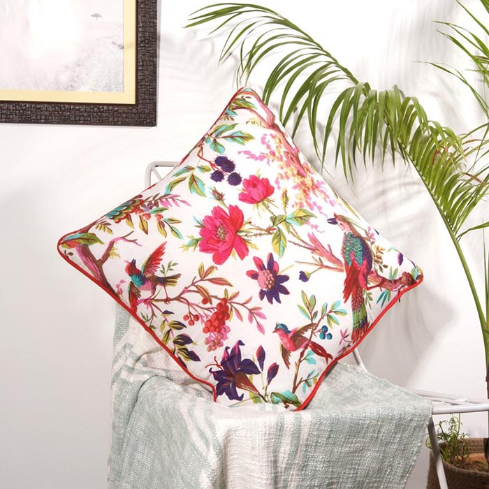 Mexican Painter Pillow Case, Frida Floral Decorative Cushion, Mexican Painter Art Garden Country Mexico Muertes Cushion Cover CC16