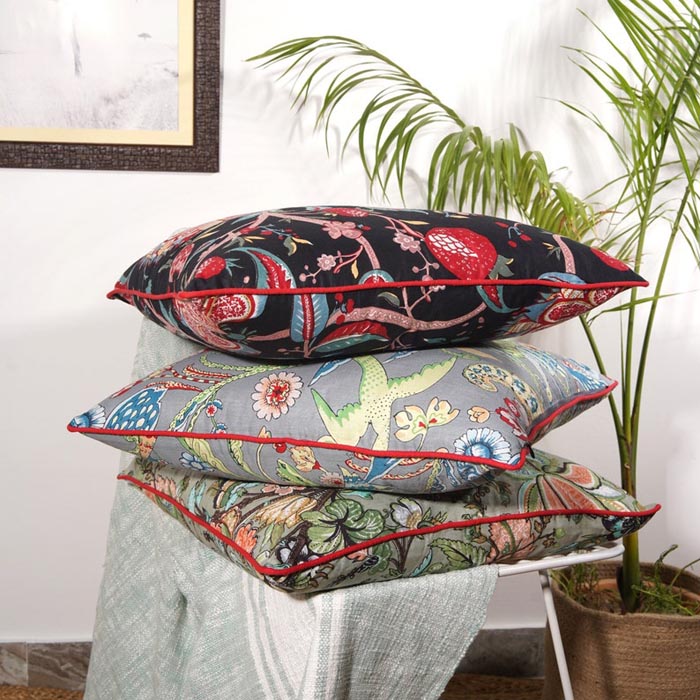 Mexican Painter Pillow Case, Frida Floral Decorative Cushion, Mexican Painter Art Garden Country Mexico Muertes Cushion Cover CC31