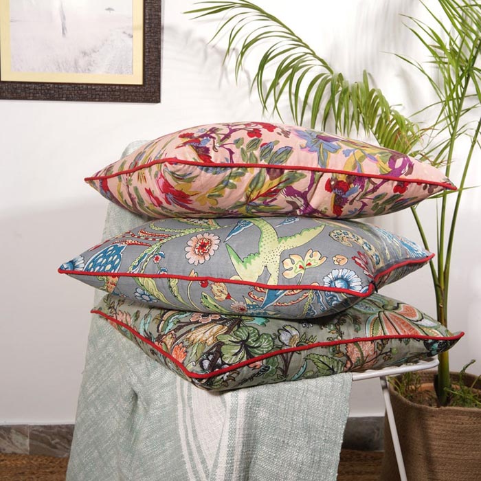 Mexican Painter Pillow Case, Frida Floral Decorative Cushion, Mexican Painter Art Garden Country Mexico Muertes Cushion Cover CC32