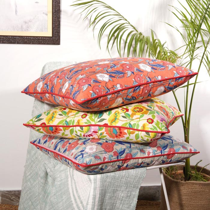 Mexican Painter Pillow Case, Frida Floral Decorative Cushion, Mexican Painter Art Garden Country Mexico Muertes Cushion Cover CC34