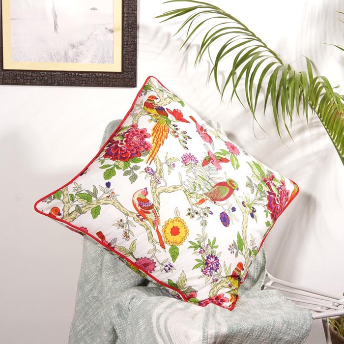 Mexican Painter Pillow Case, Frida Floral Decorative Cushion, Mexican Painter Art Garden Country Mexico Muertes Cushion Cover CC44