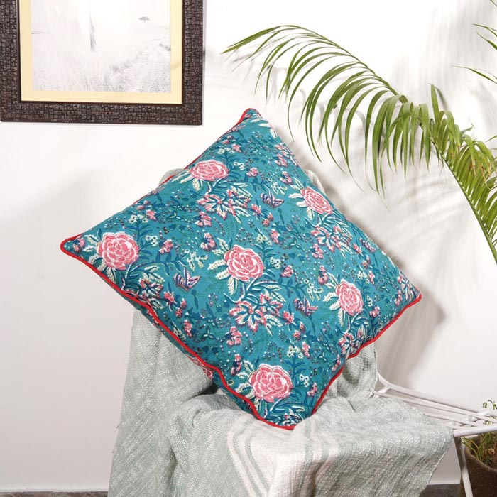 Mexican Painter Pillow Case, Frida Floral Decorative Cushion, Mexican Painter Art Garden Country Mexico Muertes Cushion Cover CC47