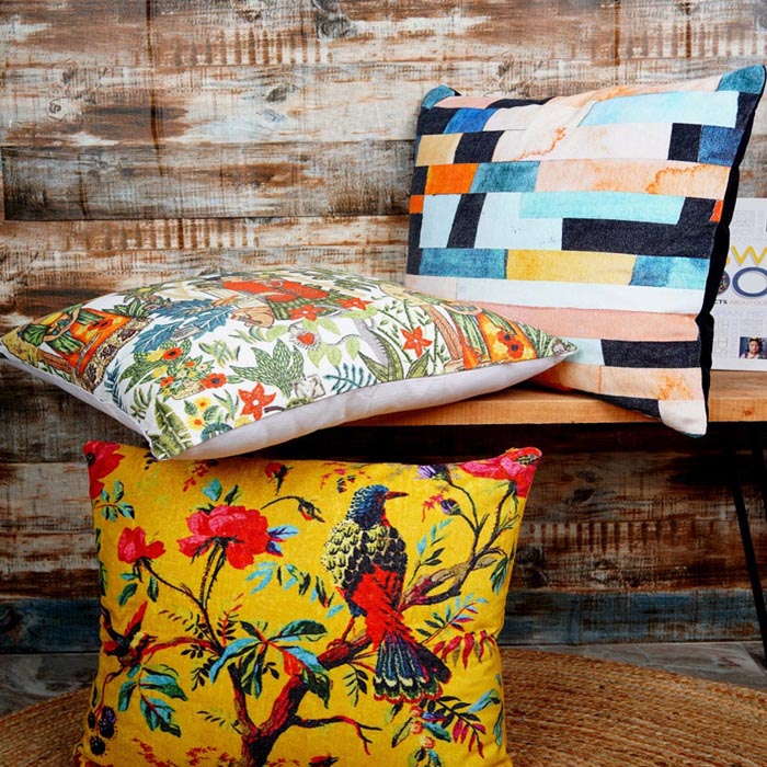 Mexican Painter Pillow Case, Frida Floral Decorative Cushion, Mexican Painter Art Garden Country Mexico Muertes Cushion Cover CC54